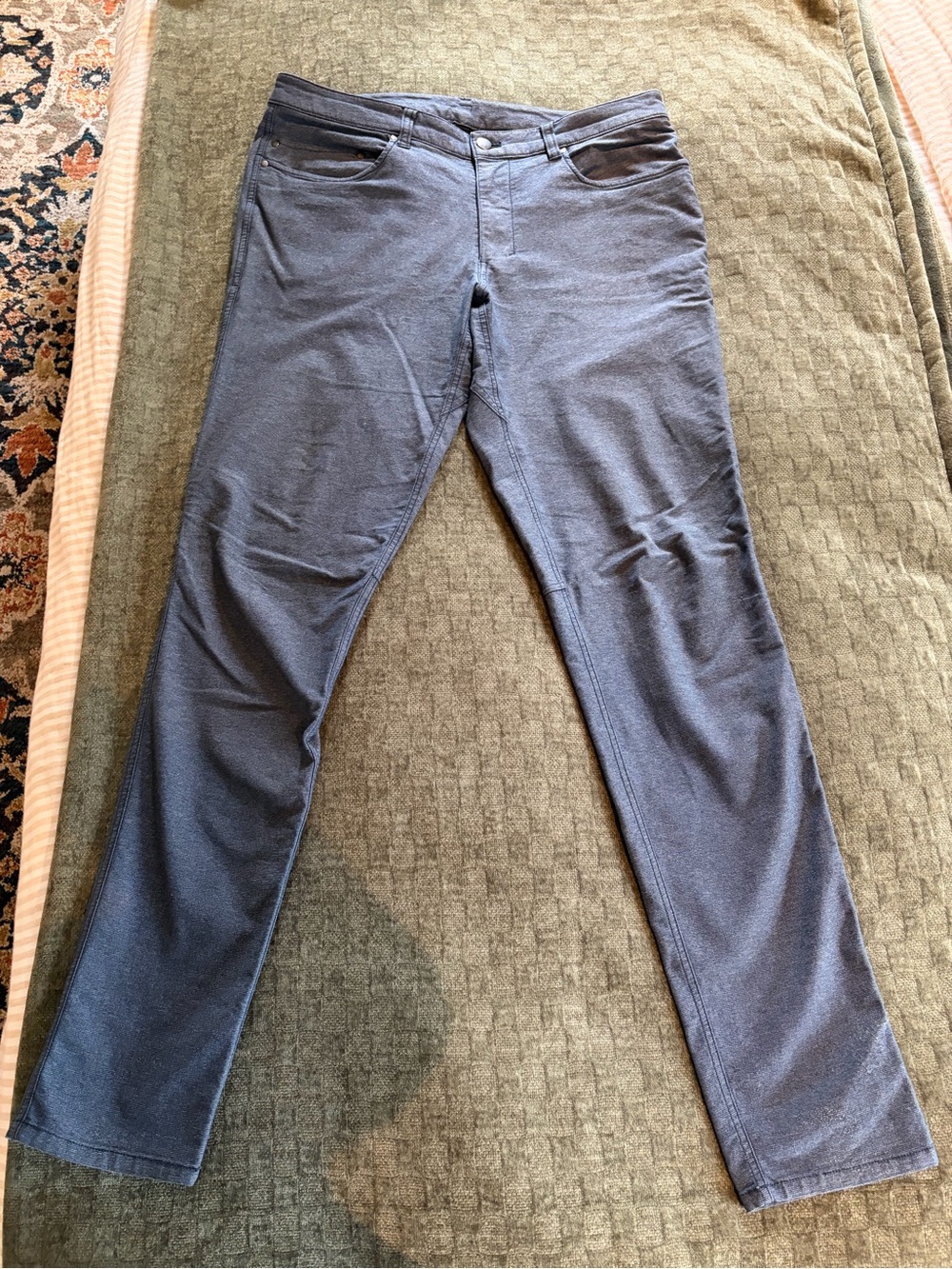 lululemon athletica ABC pants men’s 33/32 — Charcoal blue